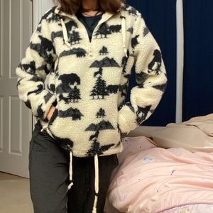 Cute fluffy sweater!